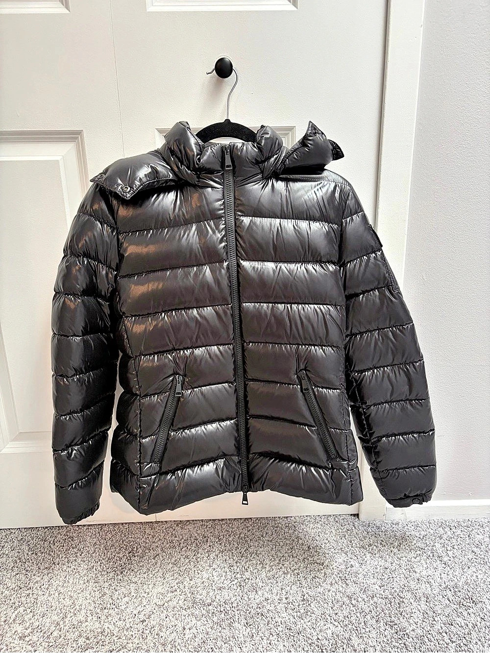 Moncler Badyfur Short Down Jacket Black Size 2